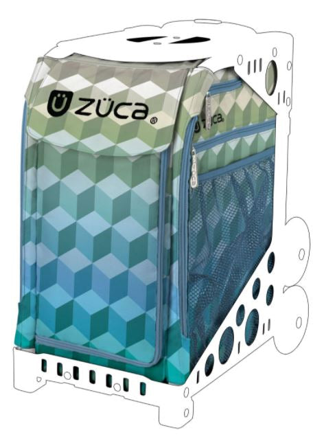 Zuca Rolling Skate Bag Cubism - Insert Only - Insert Only