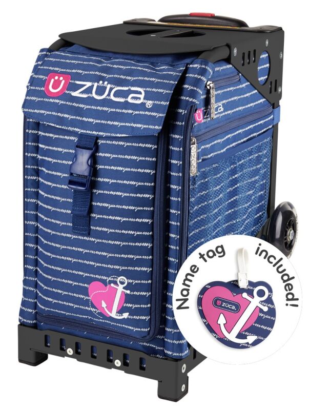 Zuca Rolling Skate Bag Anchor my Heart - Insert Only