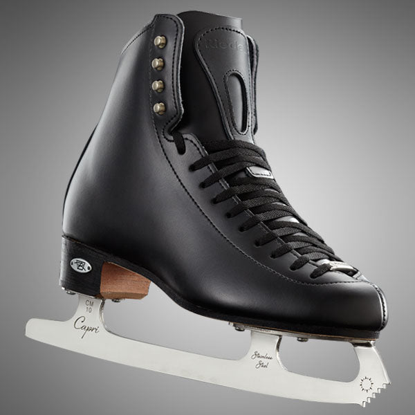 Riedell 223 Stride Complete Black Figure Skate Size 4-13