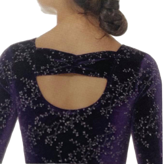 2767 Ice Skating Dress by Mondor in Purple.