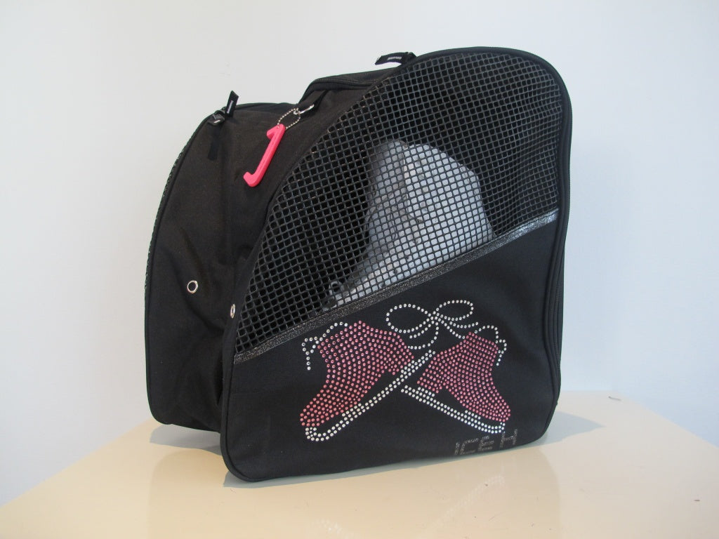 Ice H Skate Backpack Style Rhinestone Carry Bag