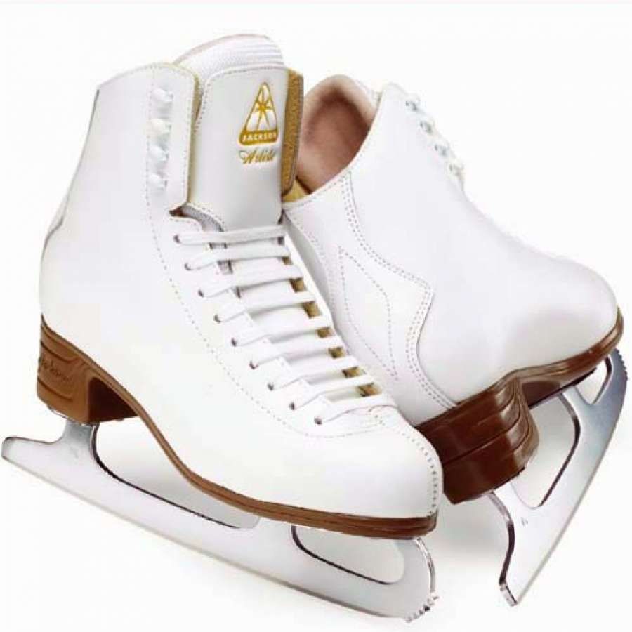 Jackson Artiste JS1790 Junior White Figure Skates Sizes 9.5uk - 5.5uk