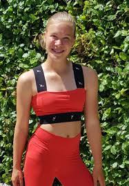Jiv Sport Casa C Pump Top Red Size - XS