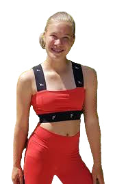 Jiv Sport Casa C Pump Top Red Size - XS