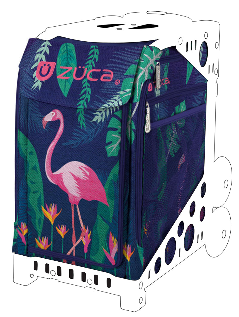 Zuca Rolling Skate Bag Flamingo- Insert Only