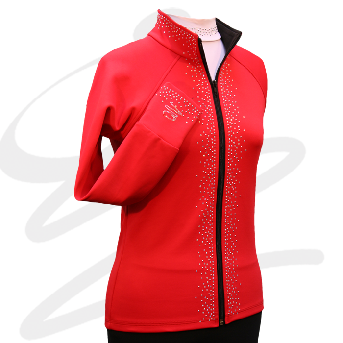 Gees Active Bling Bling Jacket in Red - Size 34"