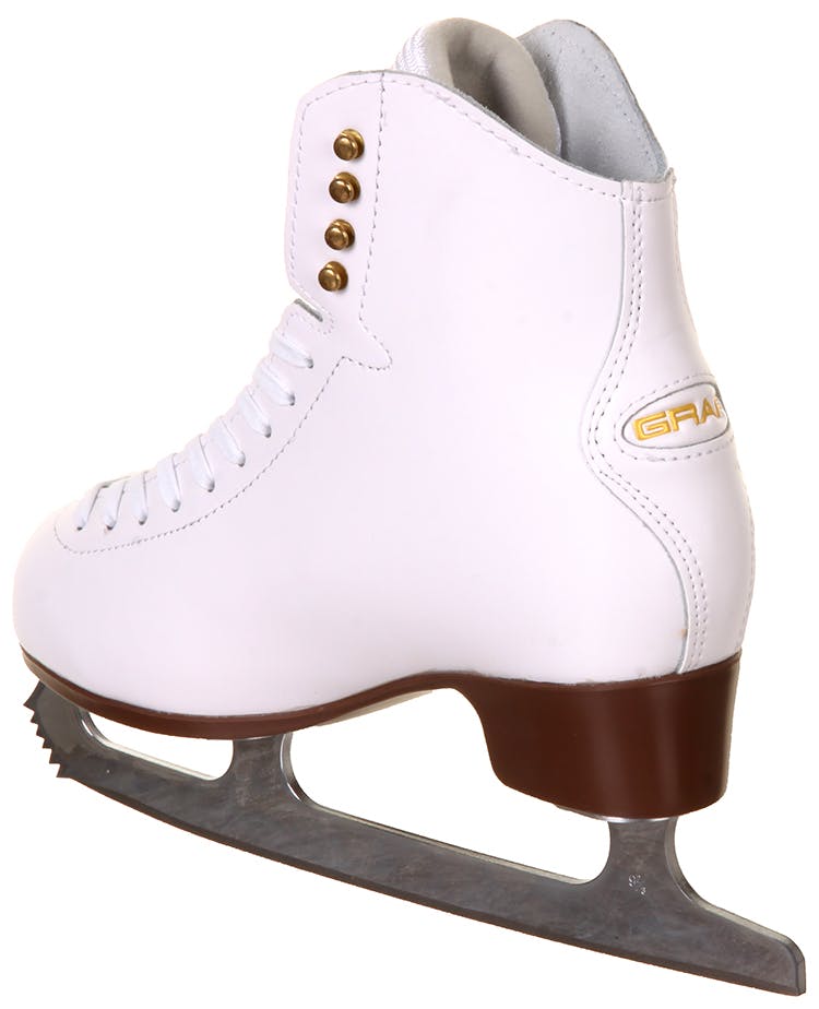 Graf 500 Figure Skates in White Senior Sizes 6uk - 8uk