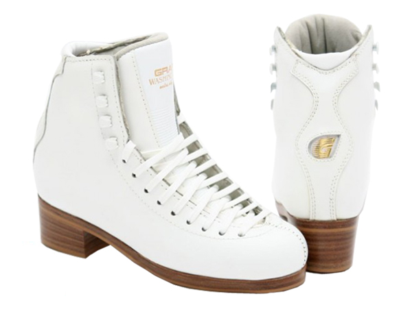 Graf Washington White Boot Only Sizes 3 - 5.5