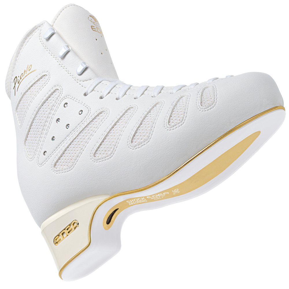 Edea Piano Boot Only in Ivory. Senior Sizes 260 - 280