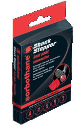 Sorbothane shock stopper heel pads hotsell