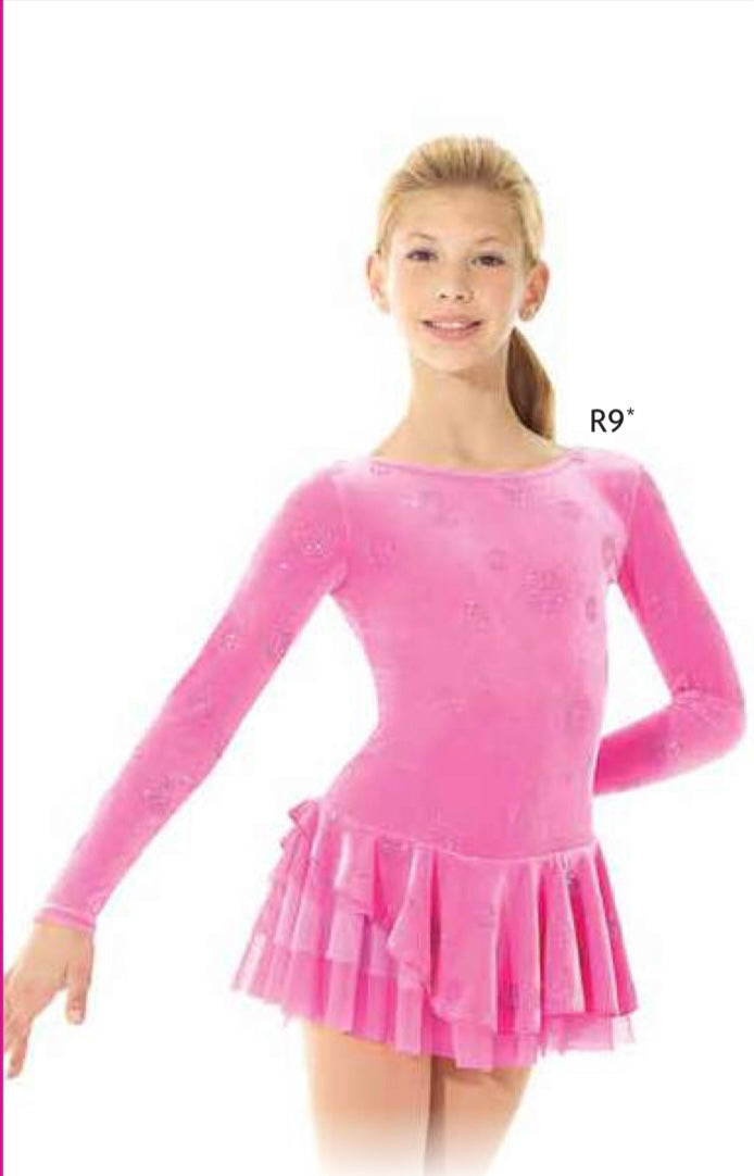 Mondor 12911 Velvet Glitter Skating Dress