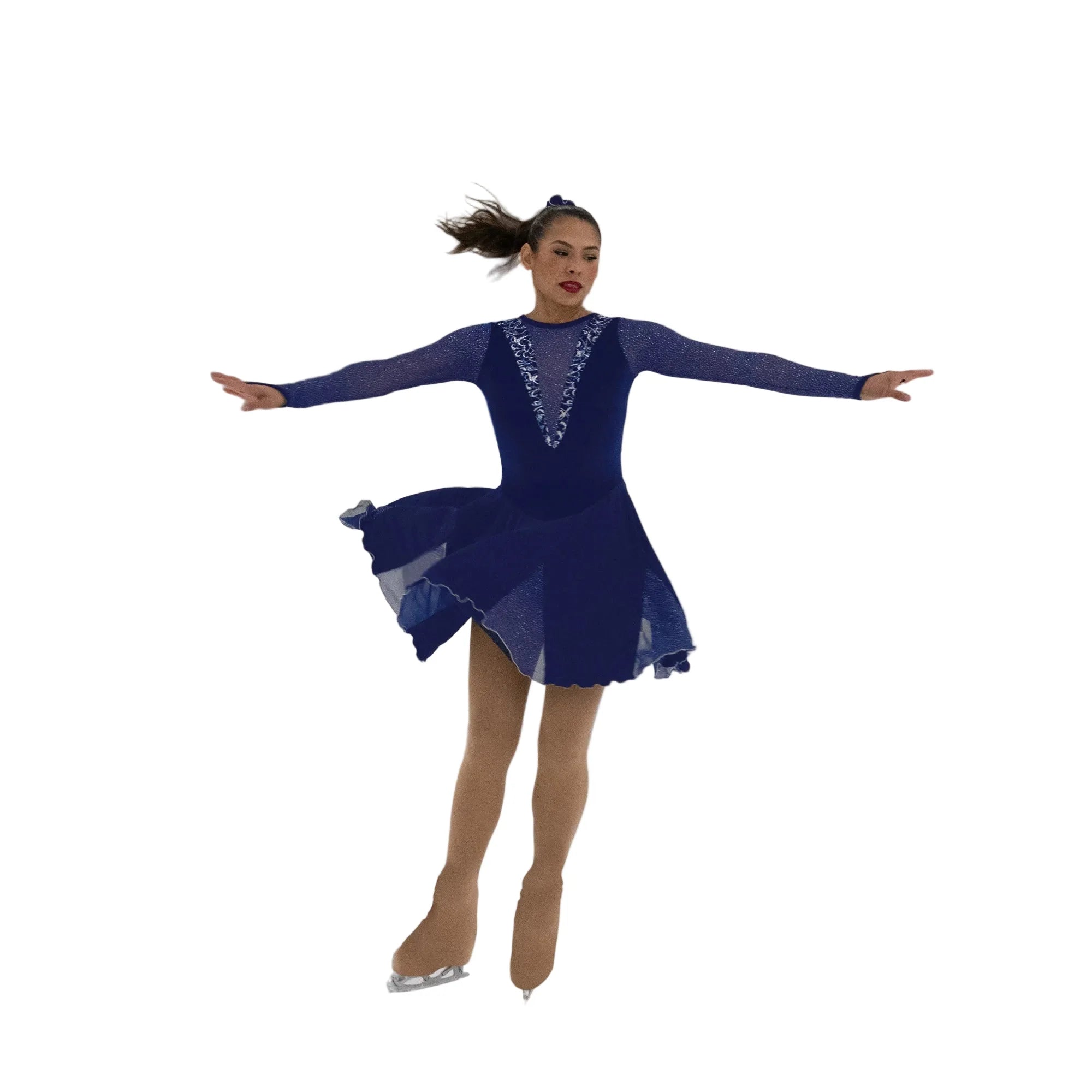 115 Navy Blues Dance Dress by Jerry’s - Clothing > Figure Skating Dresses