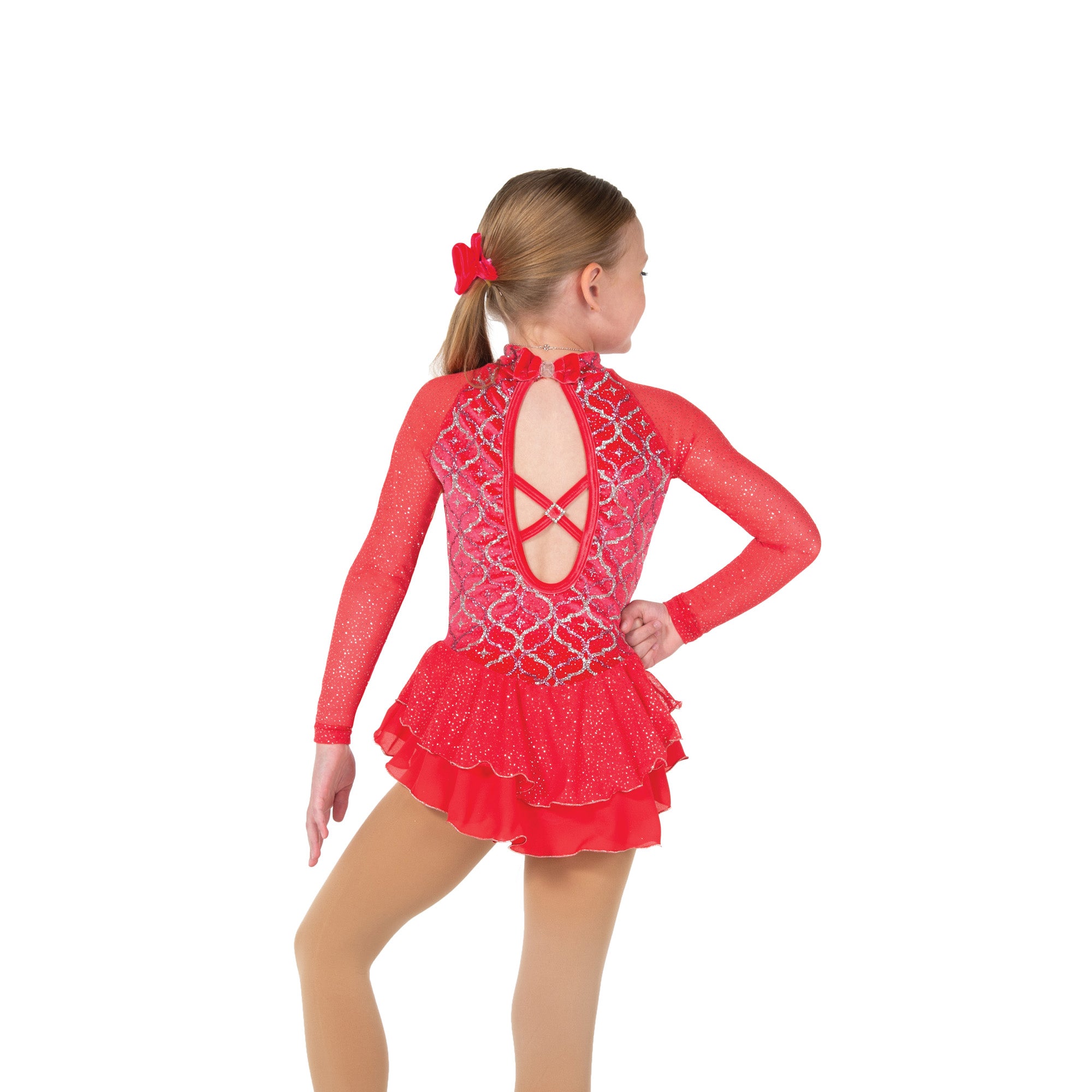 135 Cabaret in Coral Skating Dress by Jerry's