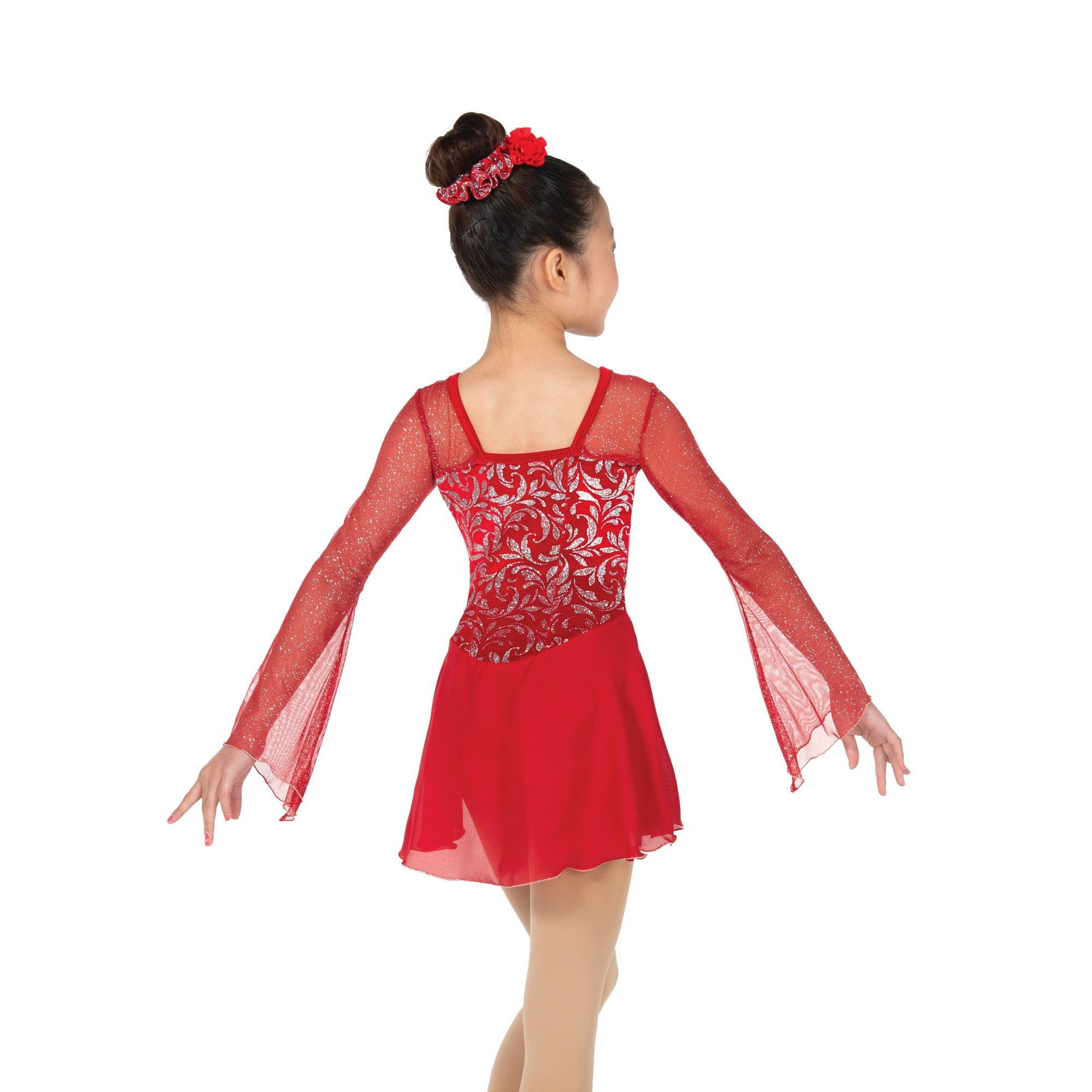 143 Fire Flare Skating Dress in by Jerry's