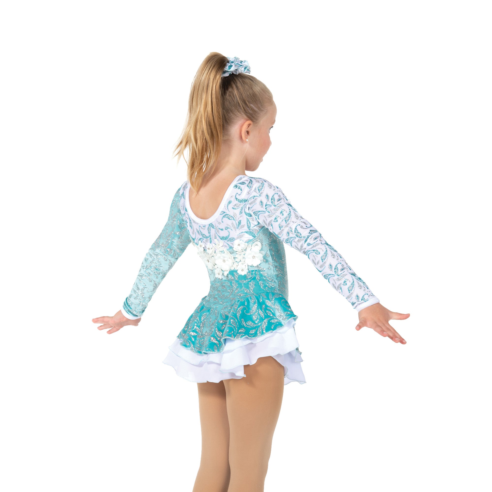 157 Frozen Whispers Skating Dress by Jerry's