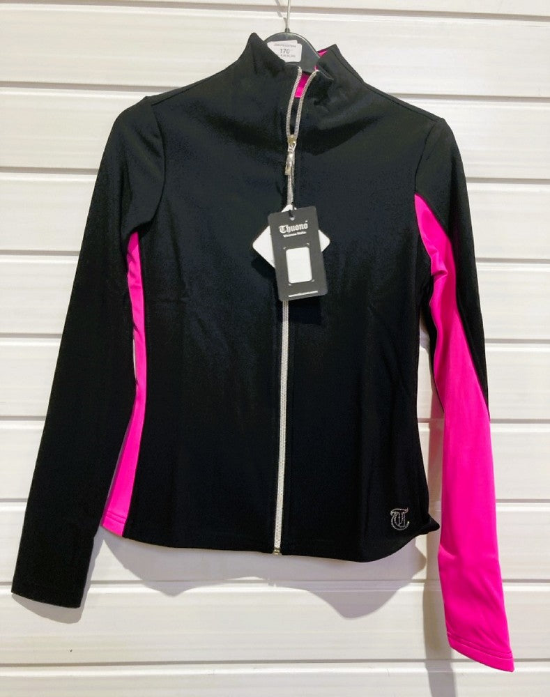 Thuono Performance Jacket Black & Pink - Adult Medium