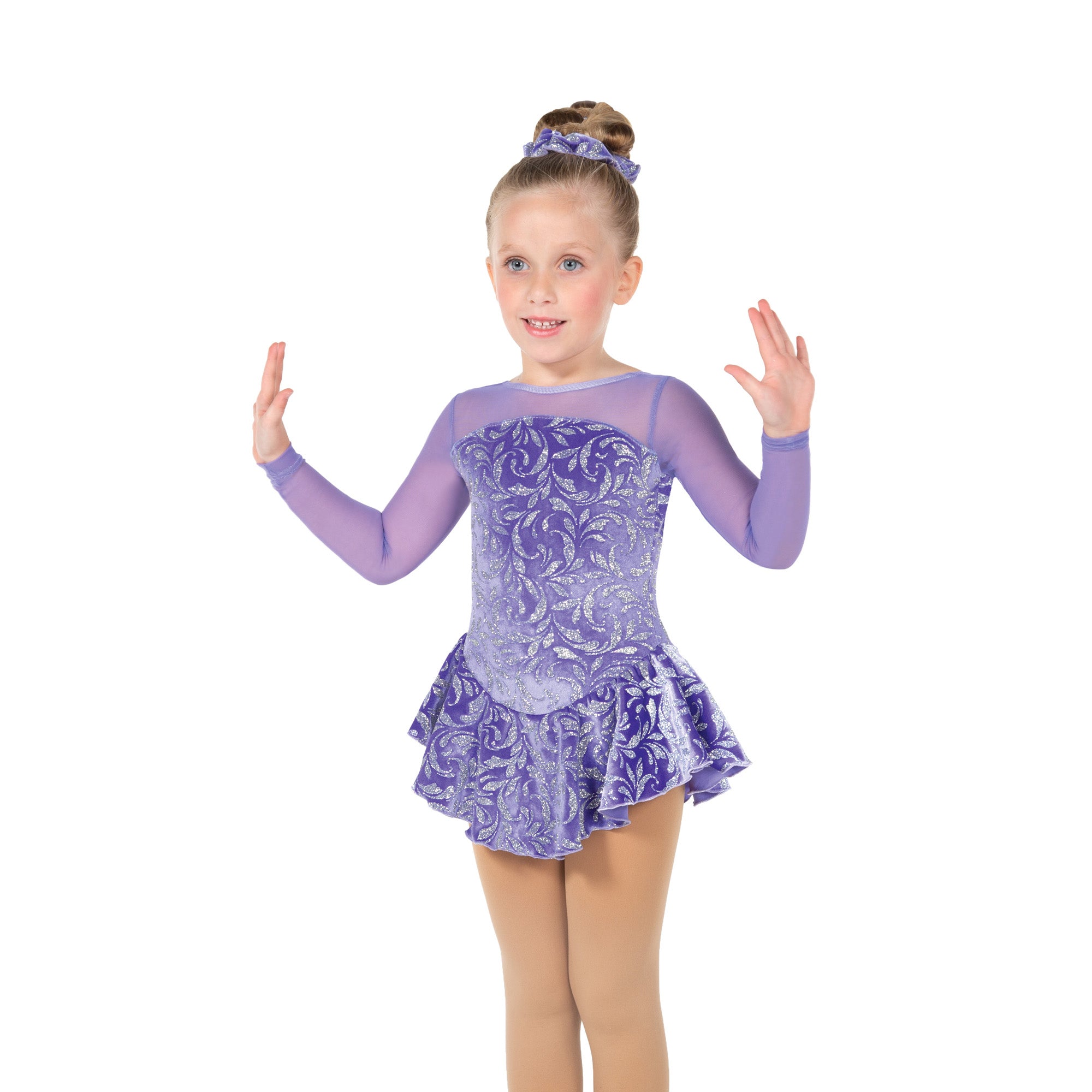 177 Ice Whirl Skating Dress in Purple by Jerry's