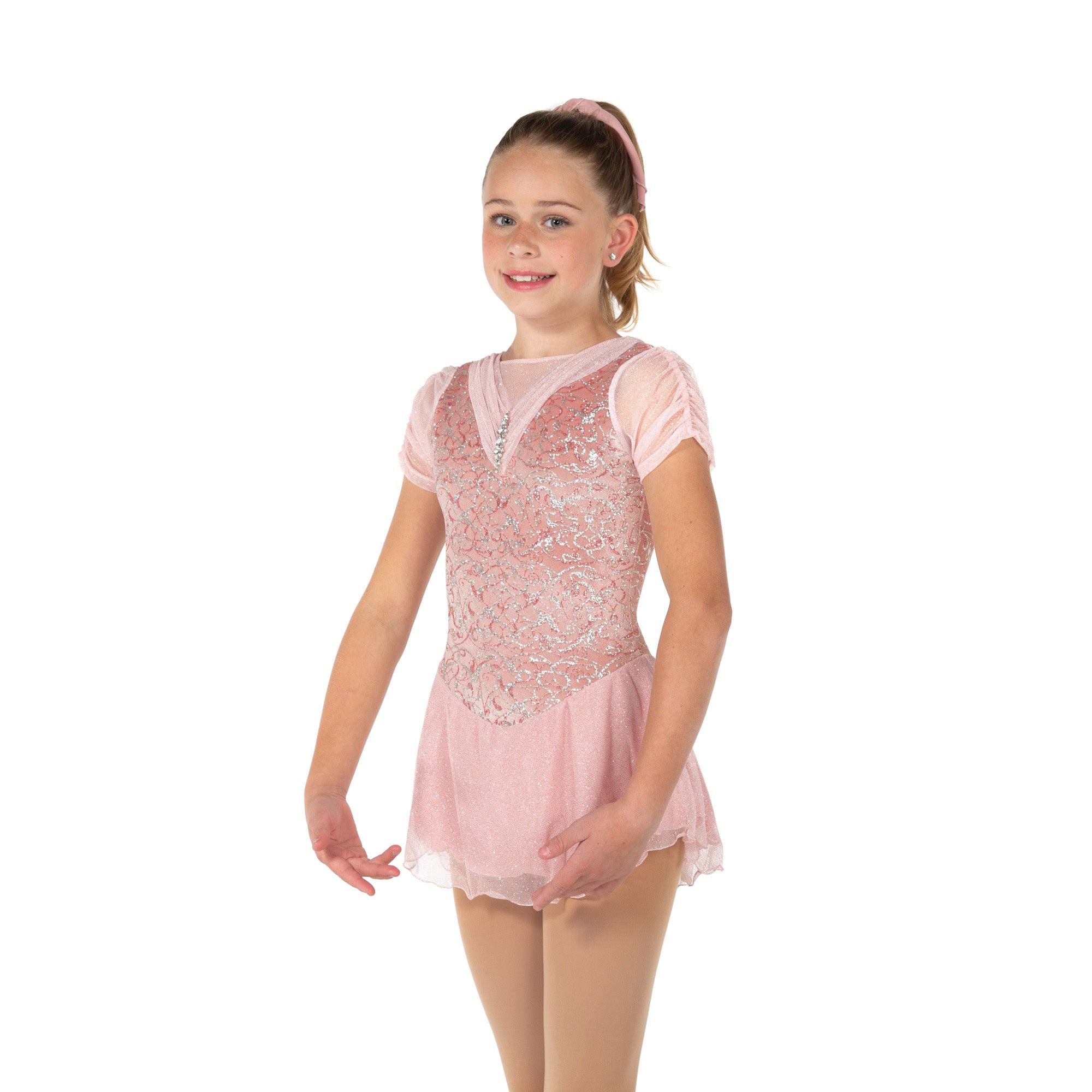 20 Palest of Roses Skating Dress in Blush Pink by Jerry's