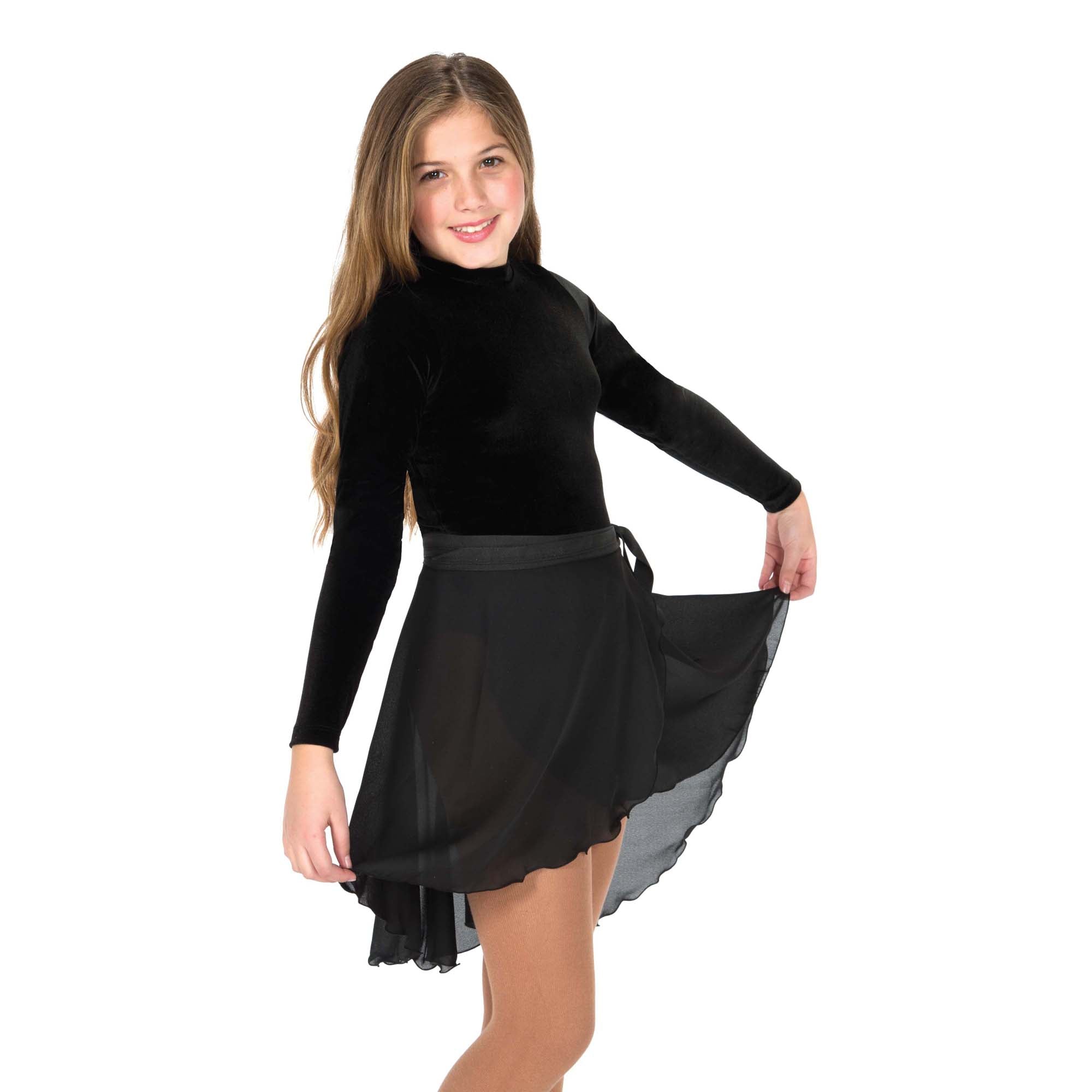 310 Dance Wrap Skirt in Black by Jerry's