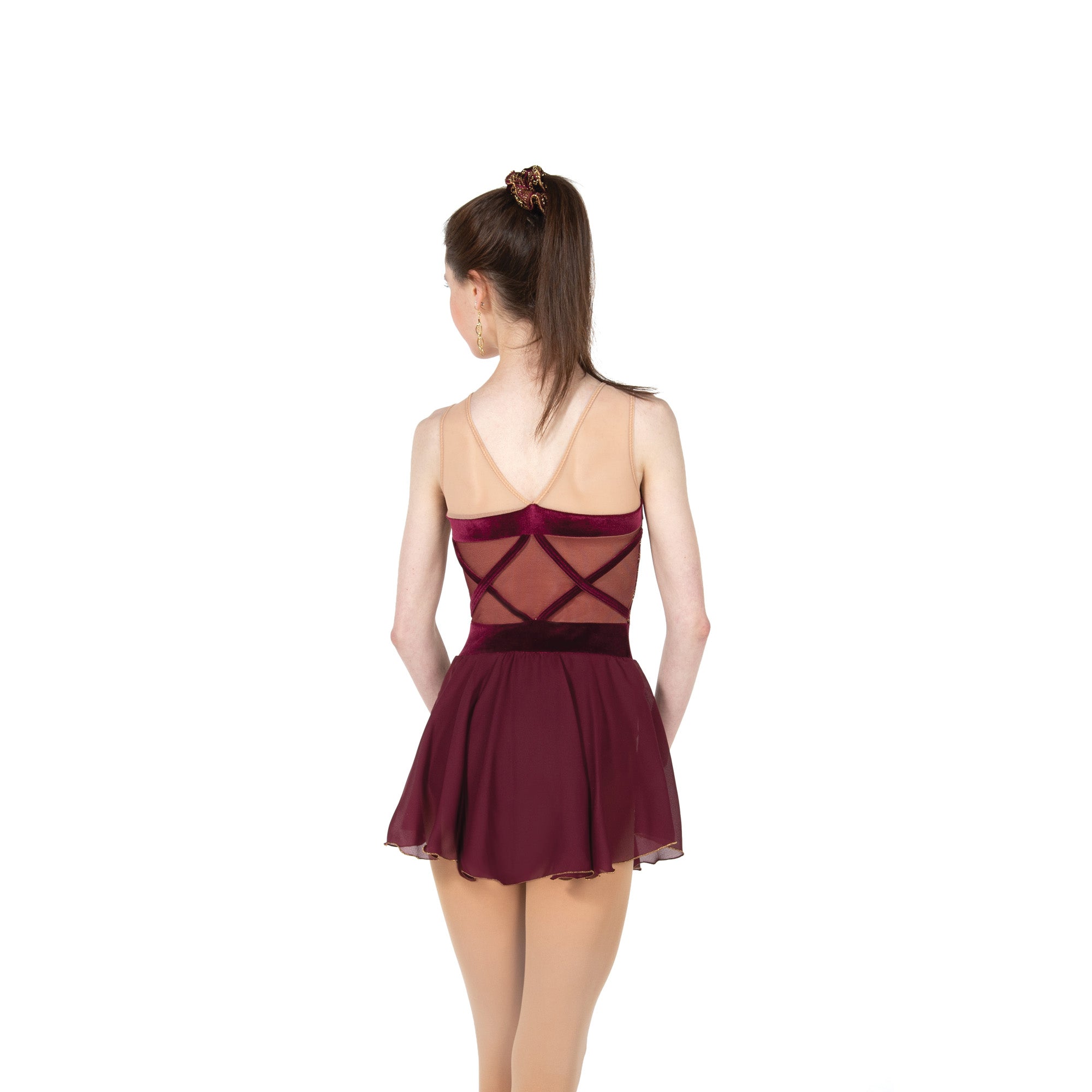 37 Wine Cocktail Skating Dress by Jerry's