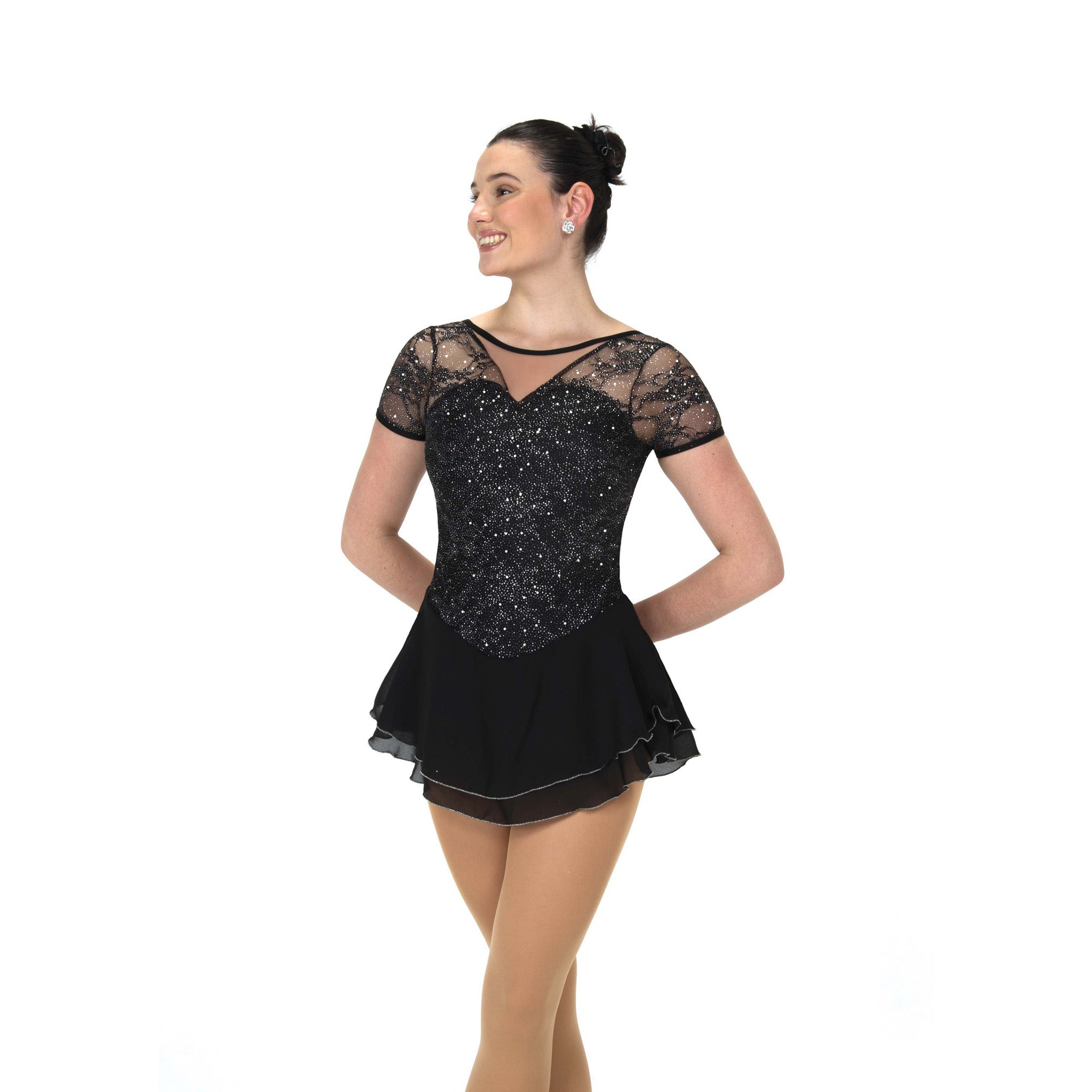 56 Lace Perfecta Skating Dress in Black by Jerry's