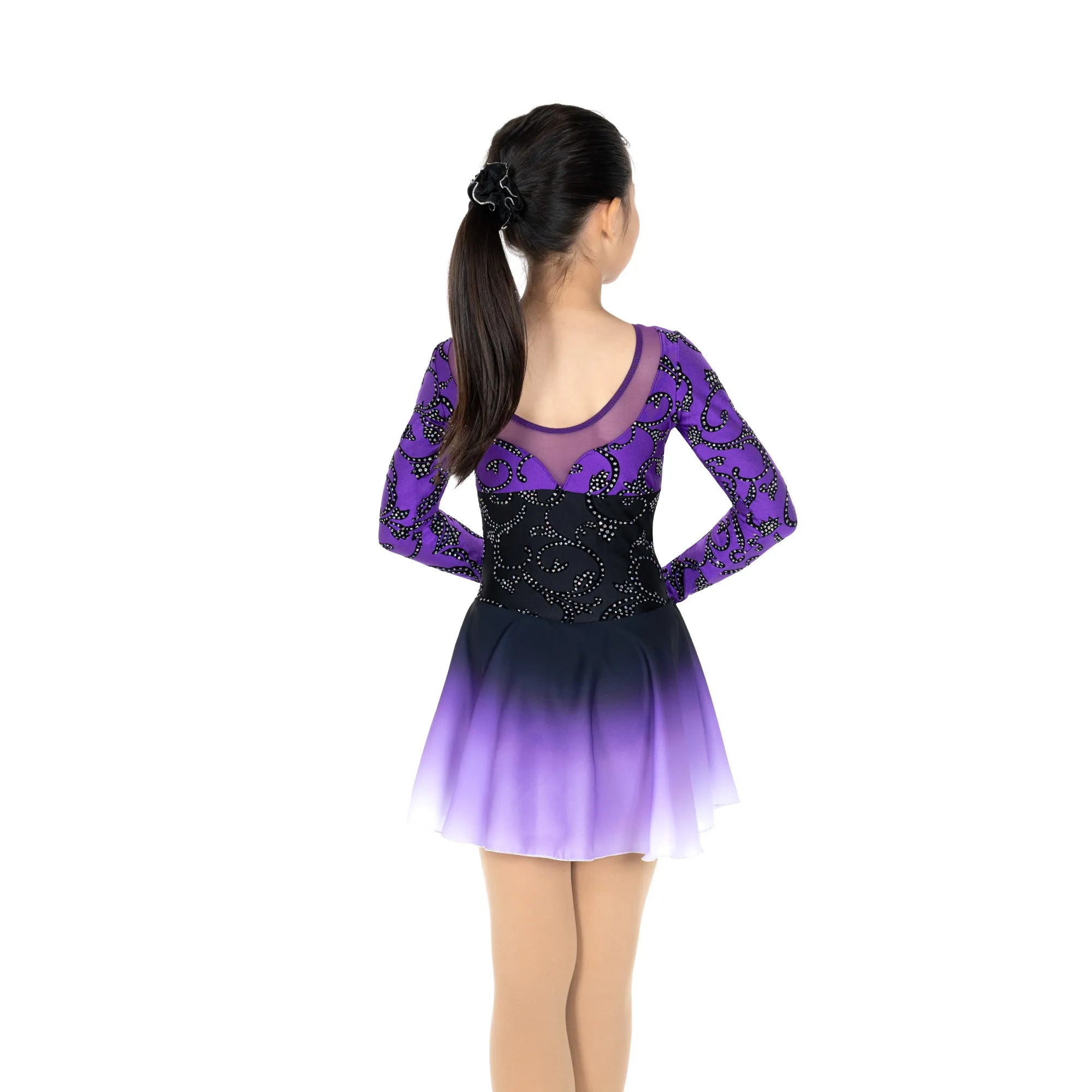 638 Night Violets Skating Dress by Jerry's
