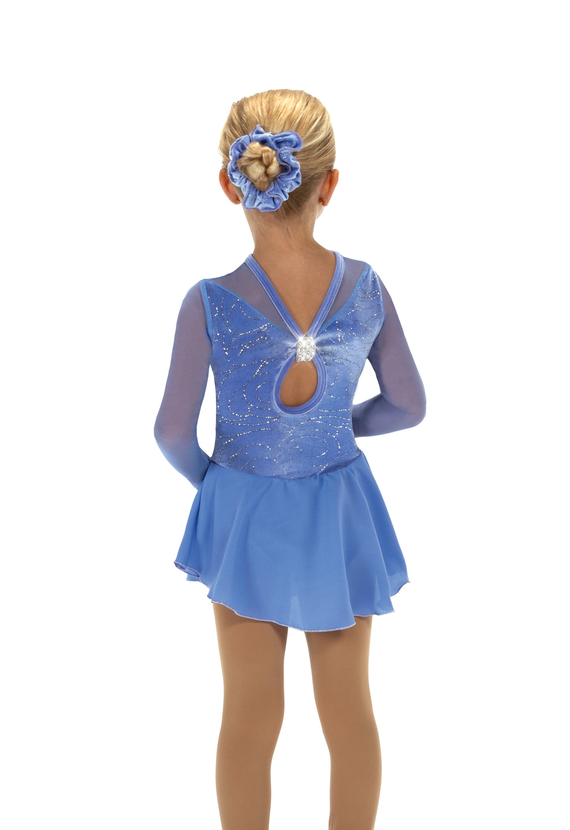 649 Treasures Skating Dress in Blue by Jerry’s - Clothing > Figure Skating Dresses