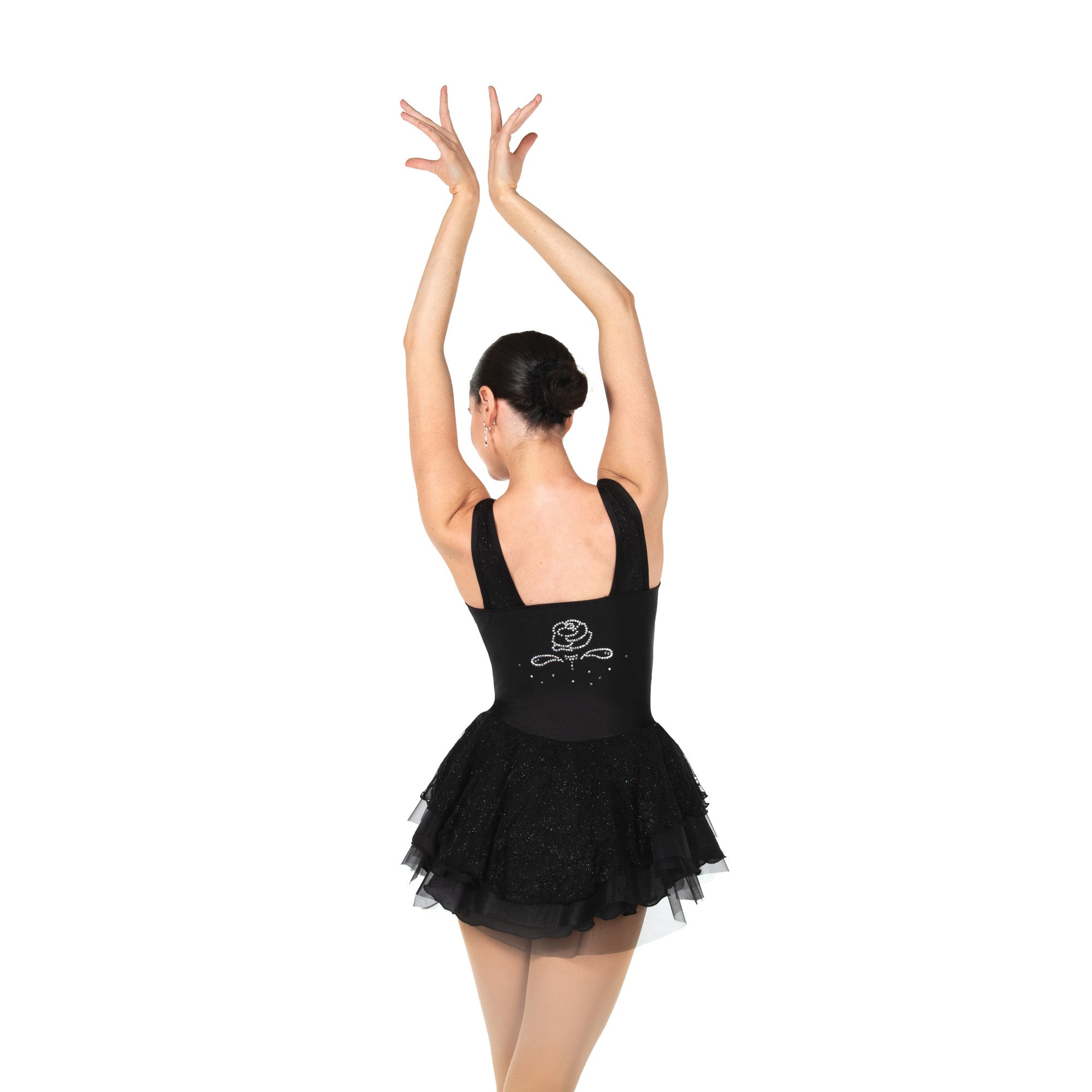 64 Swan Rose Skating Dress in Black by Jerry's