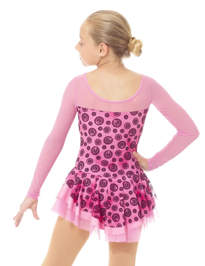 669 Mondor Sparkly Figure Skating Dress in Pink - Clothing > Figure Skating Dresses