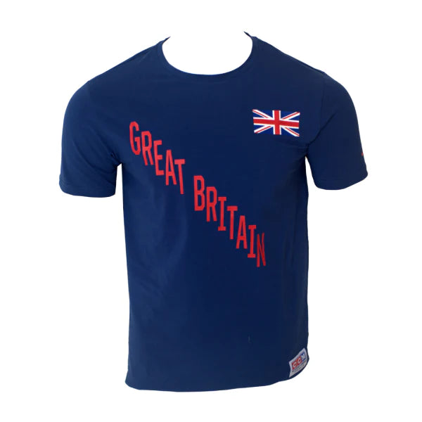 CCM Great Britain Logo T-Shirt in Blue - Senior