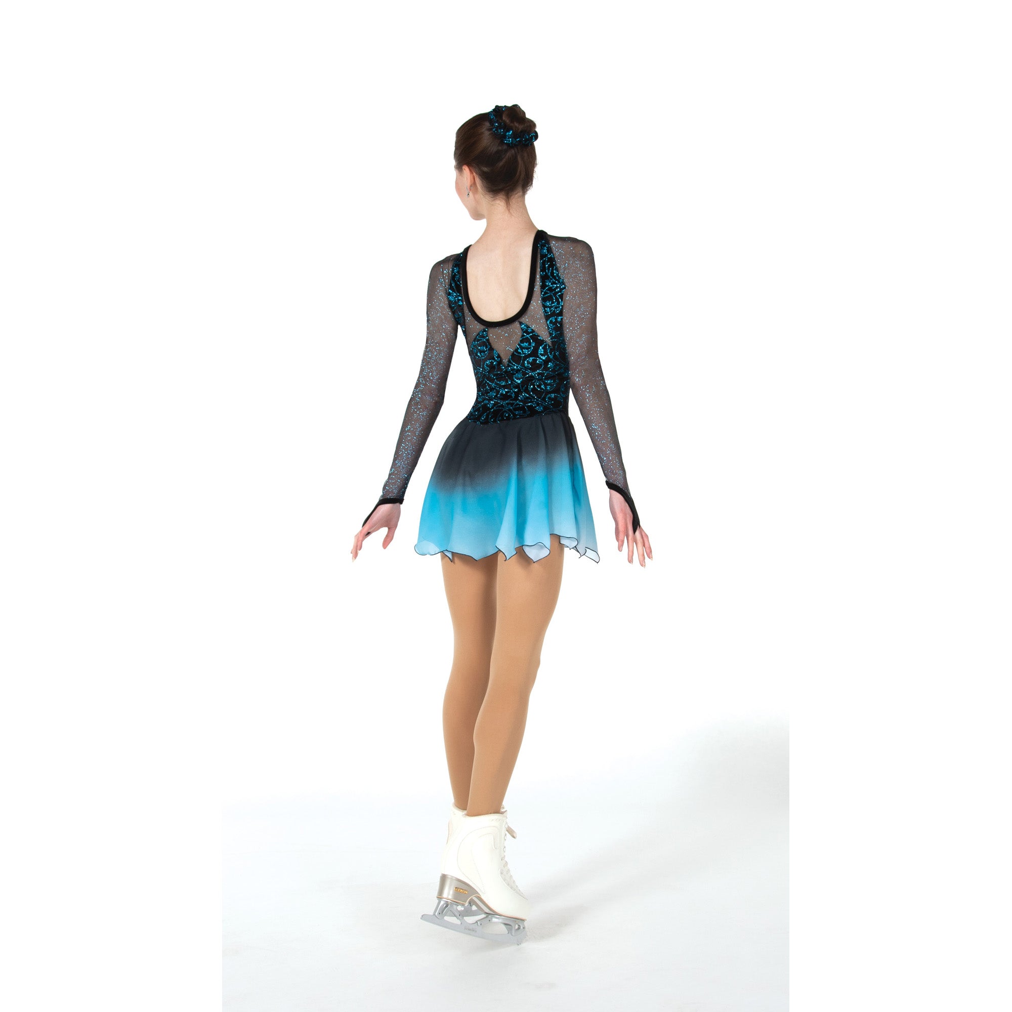 73 Tinged with Turquoise Skating Dress by Jerry's