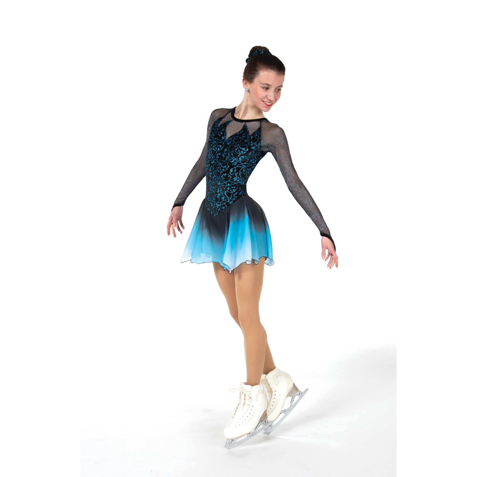 73 Tinged with Turquoise Skating Dress by Jerry's