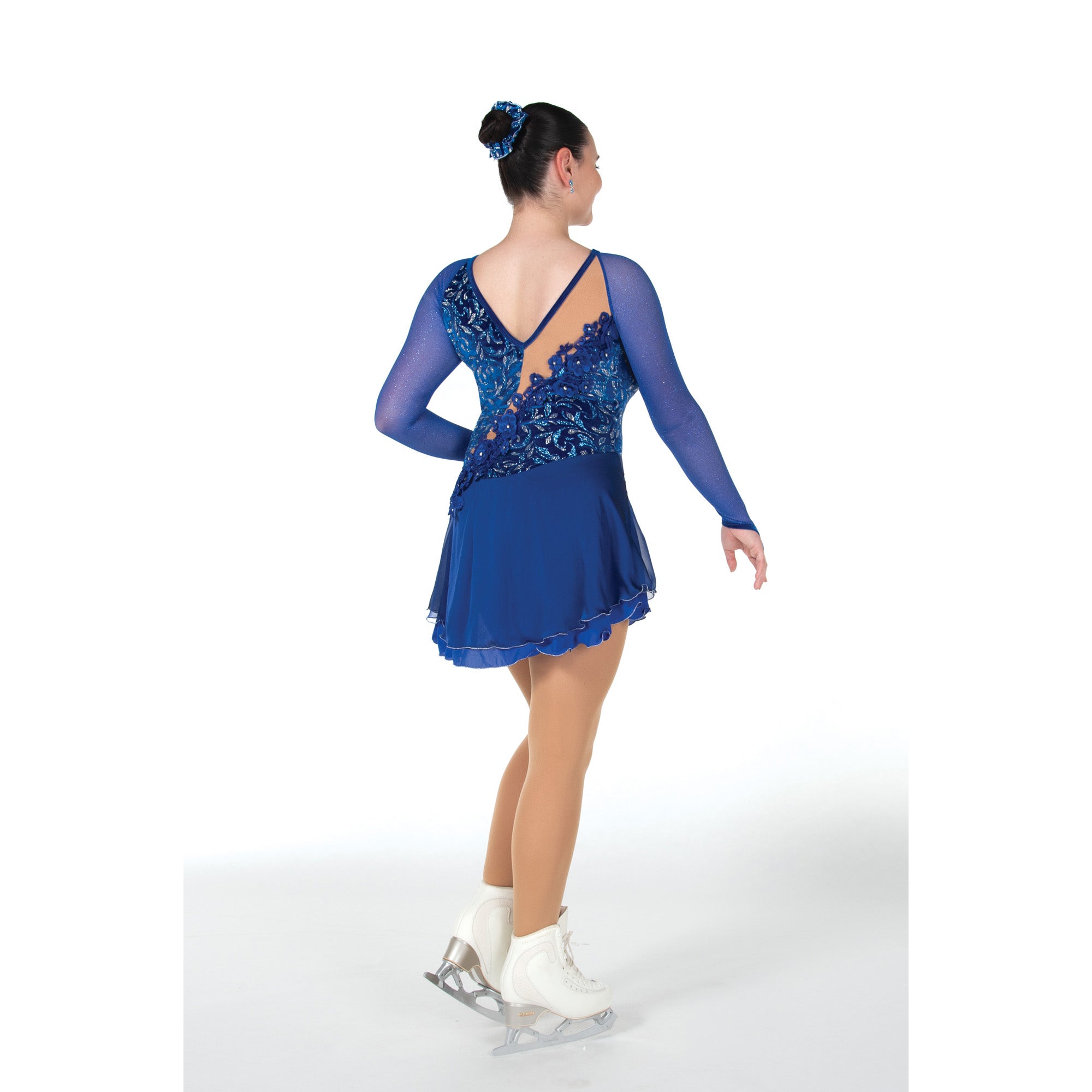 82 Blue Broderie Skating Dress by Jerry's