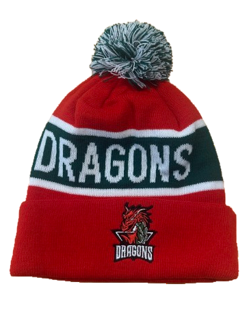 Deeside Dragons Bobble Hat -  Official Merchandise