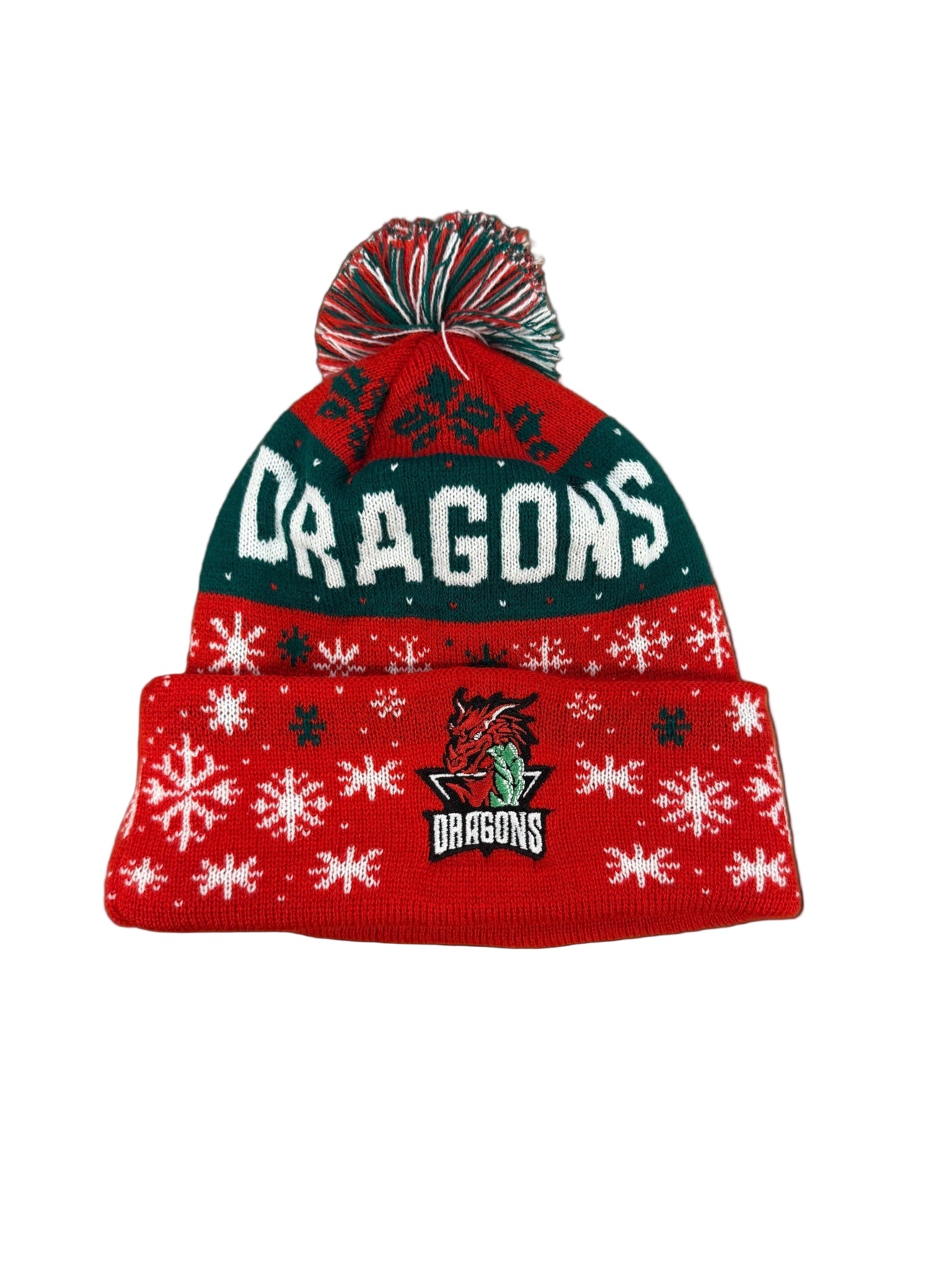 Deeside Dragons Bobble Hat -  Official Merchandise
