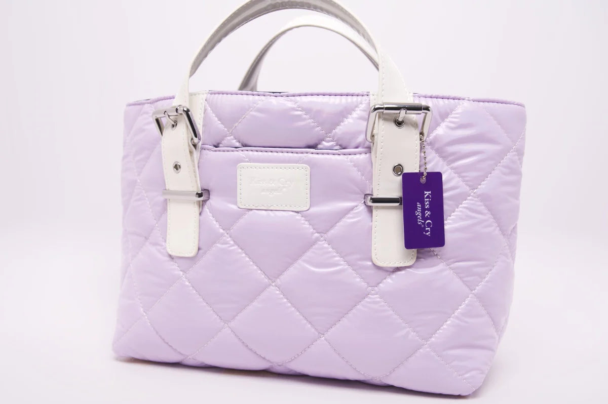 Kiss and Cry Pearly Tote Bag - Lilac