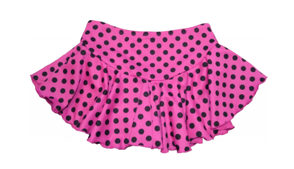 Chloe Noel K02 Ruffle Pattern Figure Skating Skirt