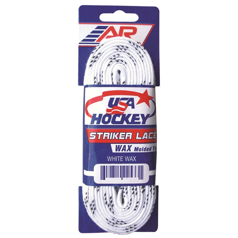 USA White Waxed Laces
