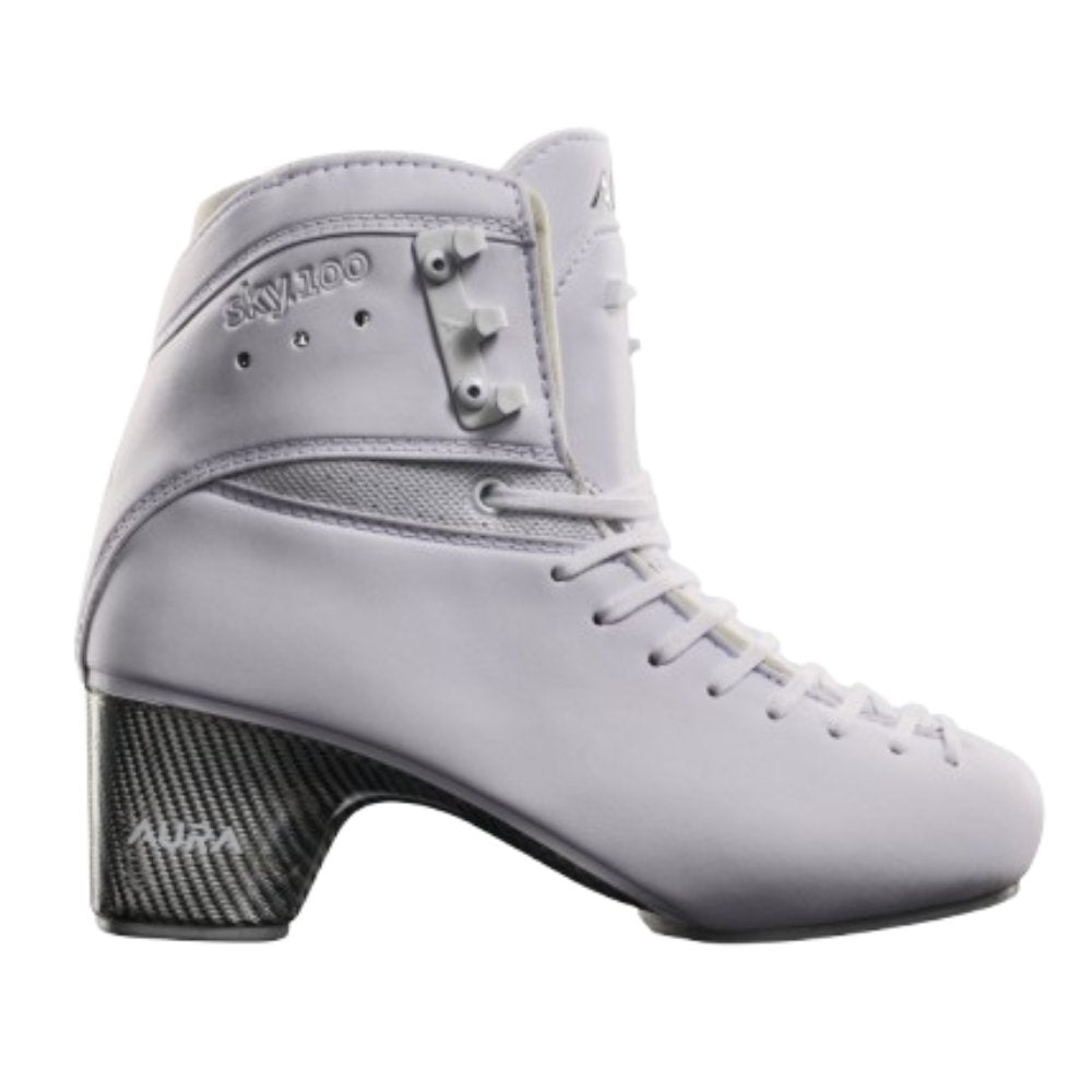 Aura by True Sky 100 Figure Skates White Senior - Figure Skating