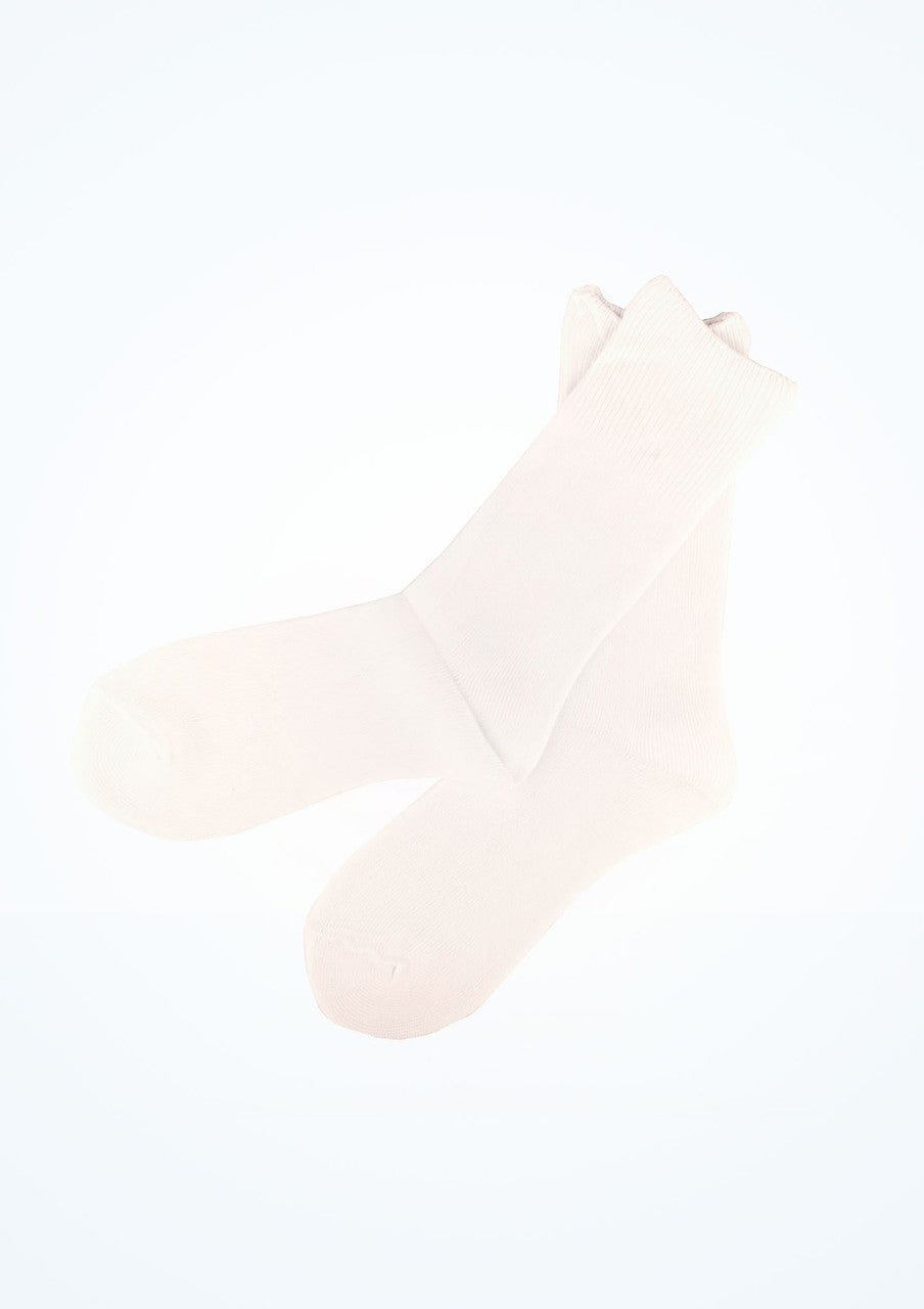 Ballet Socks - 9-12 (kids) / White - Figure Skating Tights