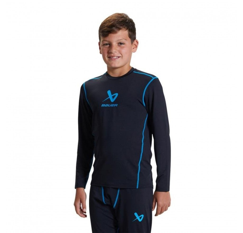 Bauer Basics Junior Long Sleeve Top S22 - Base Layers