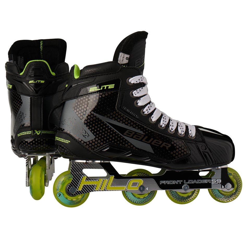 Bauer Elite Goalie Inline Hockey Skate Intermediate - 4 / Intermediate Skates / Fit 2 - Roller Goalie Skates