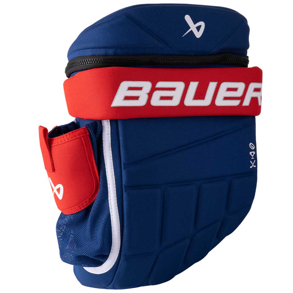 Bauer Glove Backpack Youth - Blue/Red - Ice Hockey Bags