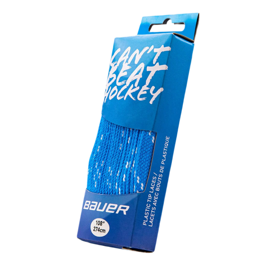 Bauer Hockey Laces - Blue 72/84” - Skate Accessories