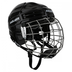 Bauer IMS 5.0 Combo Ice Hockey Helmet - Small / Black - Hockey Protection > Head and Face