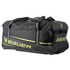 Bauer Premium Wheeled Bag - Junior - Junior / Black - Ice Hockey Bags