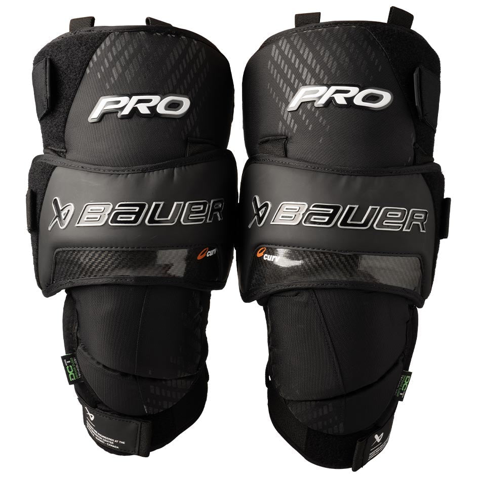 Bauer Pro Goalie Knee Pads Intermediate S25 - Goalie Accessories