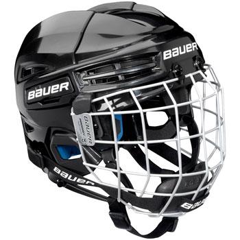 Bauer Prodigy Ice Hockey Helmet Combo - Youth / Black - Hockey Protection > Head and Face