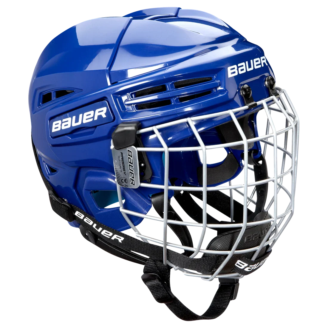 Bauer Prodigy Ice Hockey Helmet Combo - Youth / Blue - Hockey Protection > Head and Face