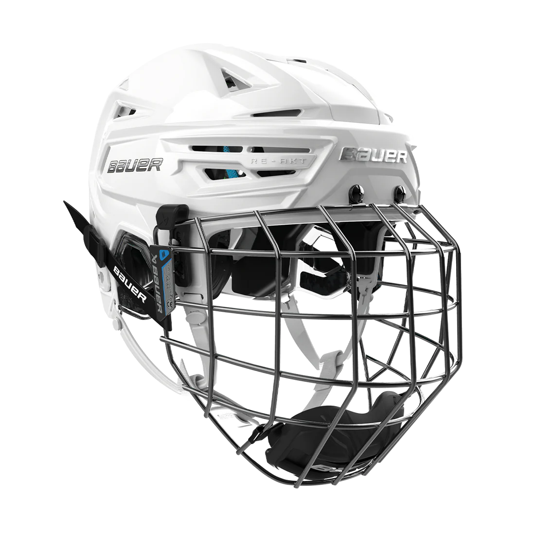 Bauer Re-Akt 155 Hockey Helmet Combo - S / White - Hockey Protection > Head and Face